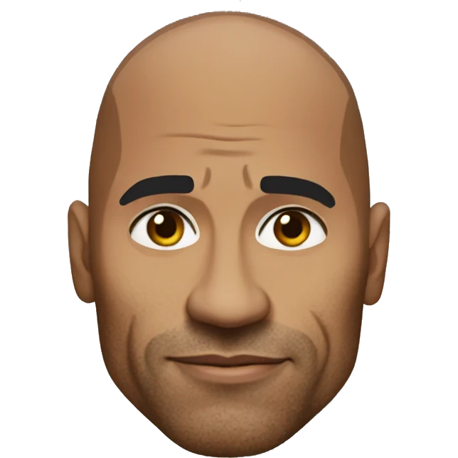 the rock look emoji