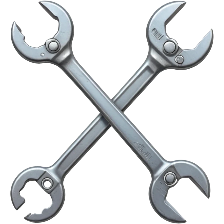 make me a retro-style wrench emoji