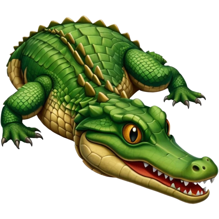 Dead gator emoji