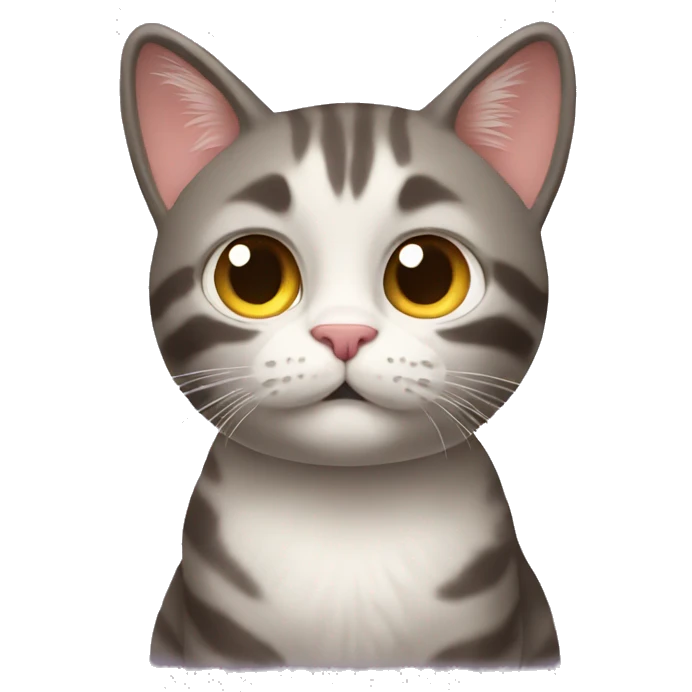 Un gato hecho un coco emoji