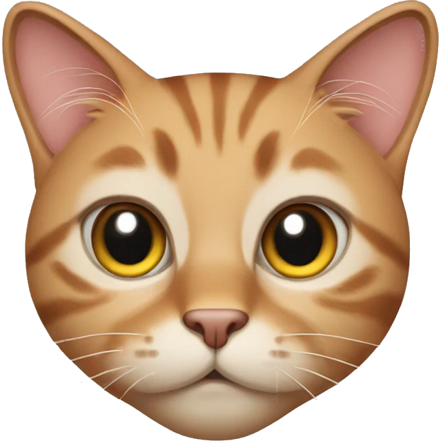 cat with huge eyebrows  emoji