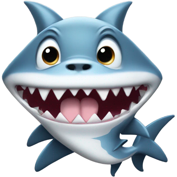 Shark dressed in cat costume  emoji
