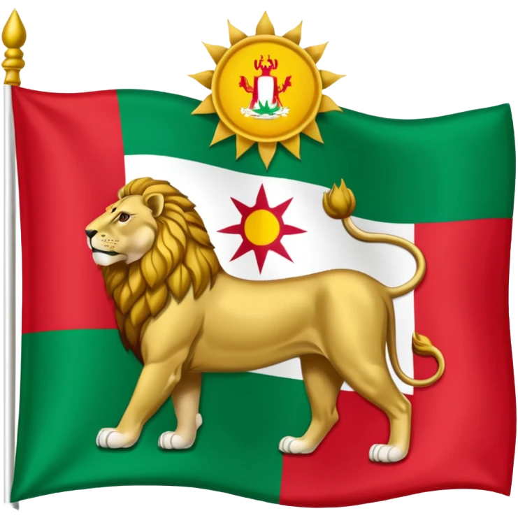 Flag Iran pahlavi emoji