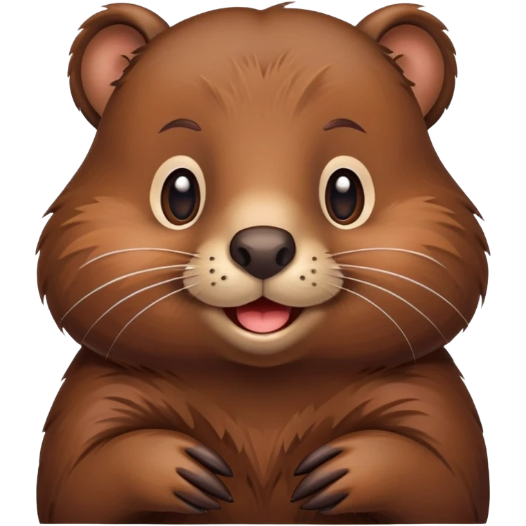 Romantic beaver emoji