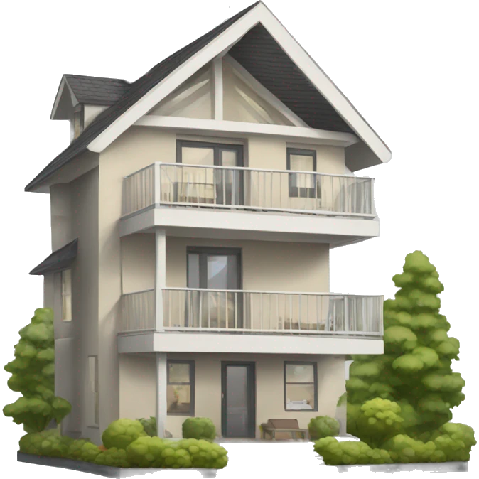 new modern house emoji