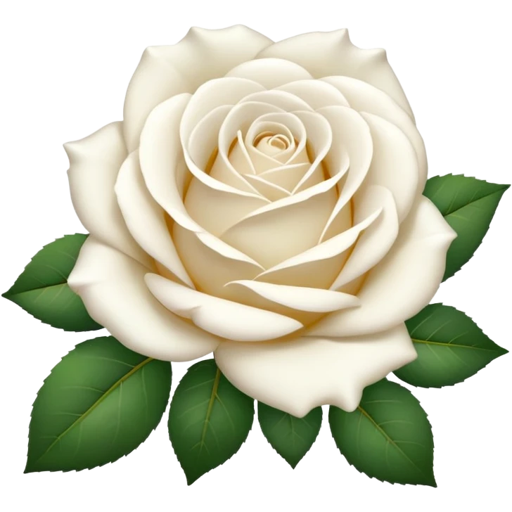 White roses emoji