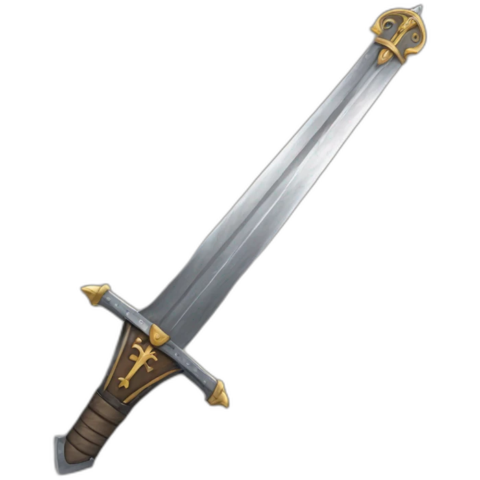 Crusader sword emoji