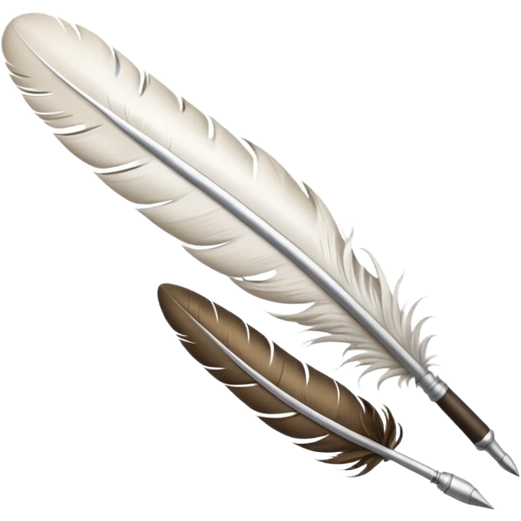 Feather quill pen

 emoji