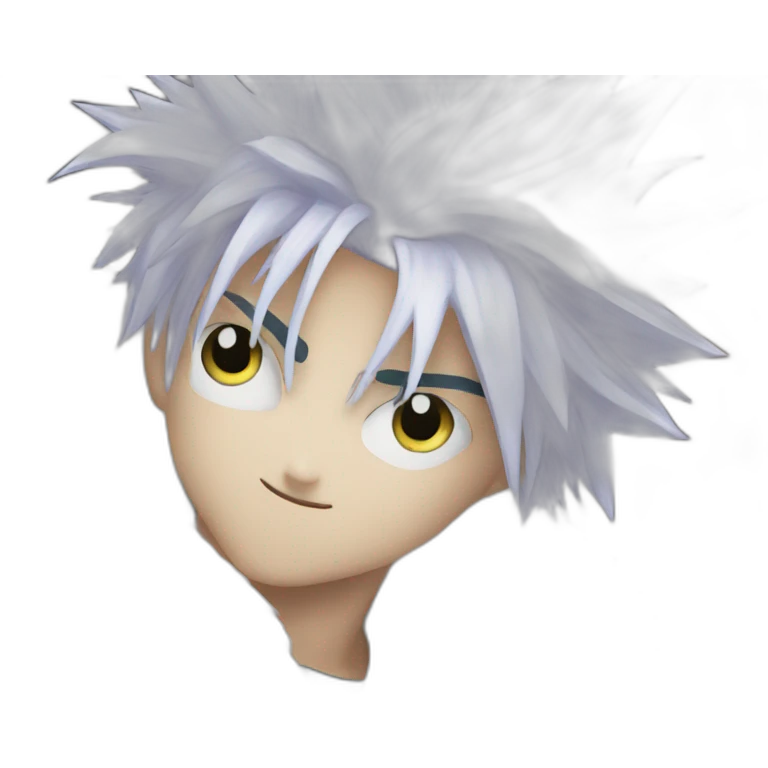 Killua hunterxhunter emoji
