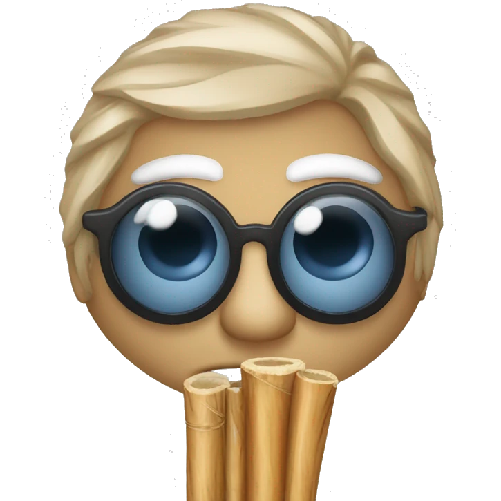 cane con occhiali emoji