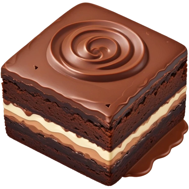 chocolate brownie dessert emoji