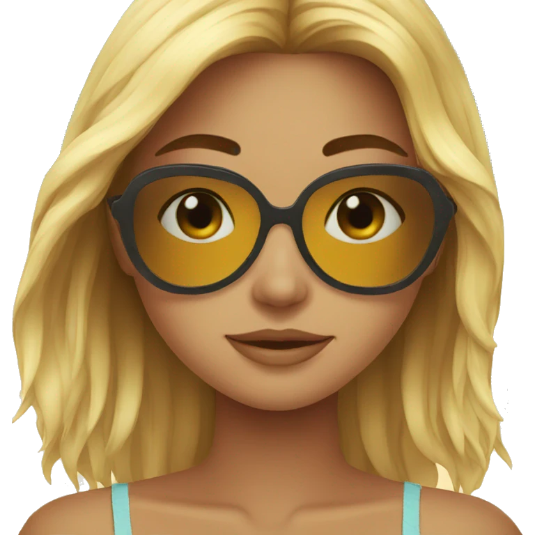 beach girl emoji