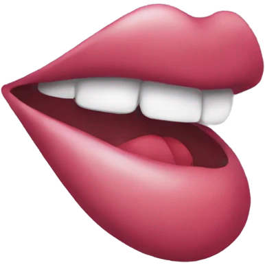 kissy lips emoji