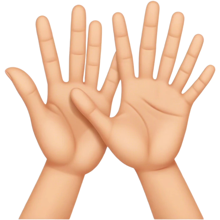 deaf sign with hands emoji