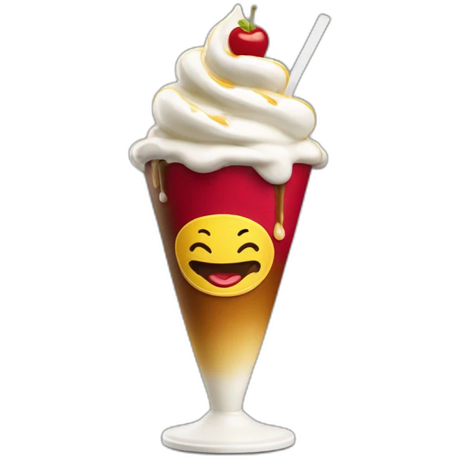 McDonald's sundae emoji