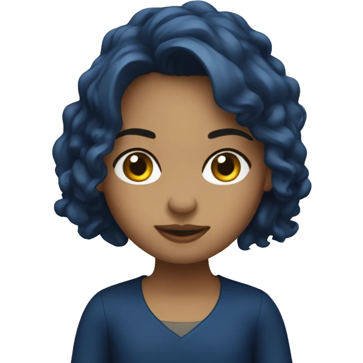 Mini Kelly, dark blue emoji