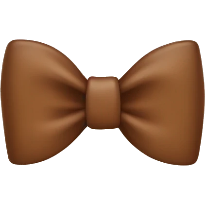 brown bow emoji emoji