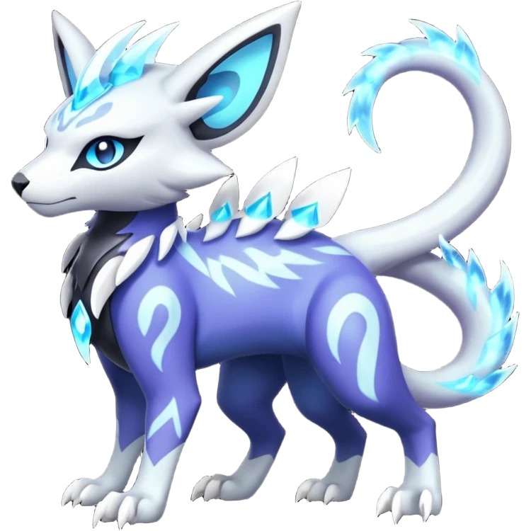 Genet-Absol-Kyurem-Zeraora-Primagen-fusion-creature  emoji