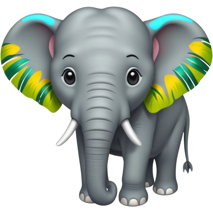 tropical elephant emoji
