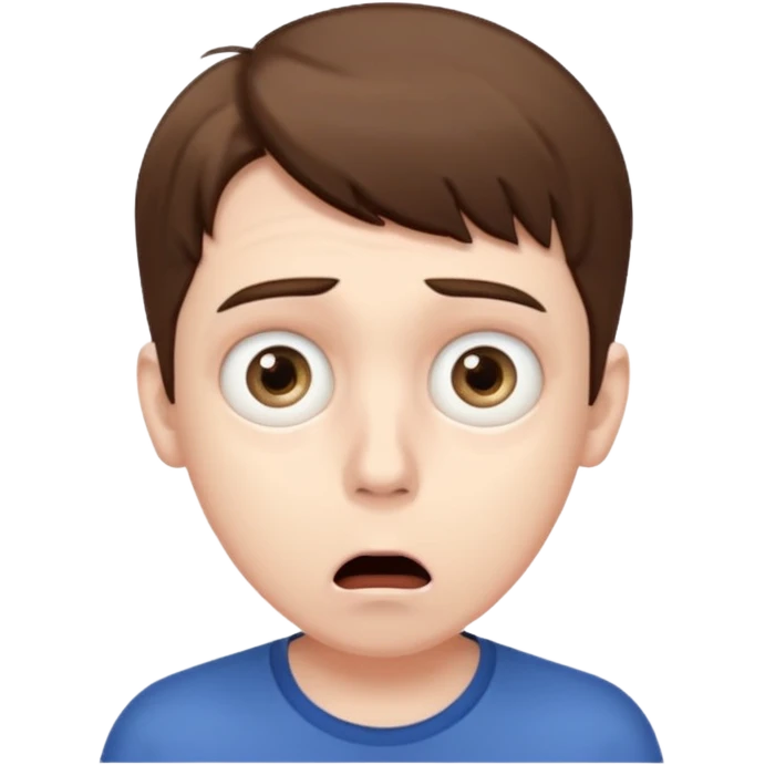 shocked male emoji