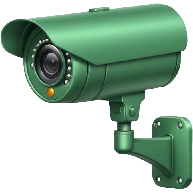 Make it green cctv camera  emoji