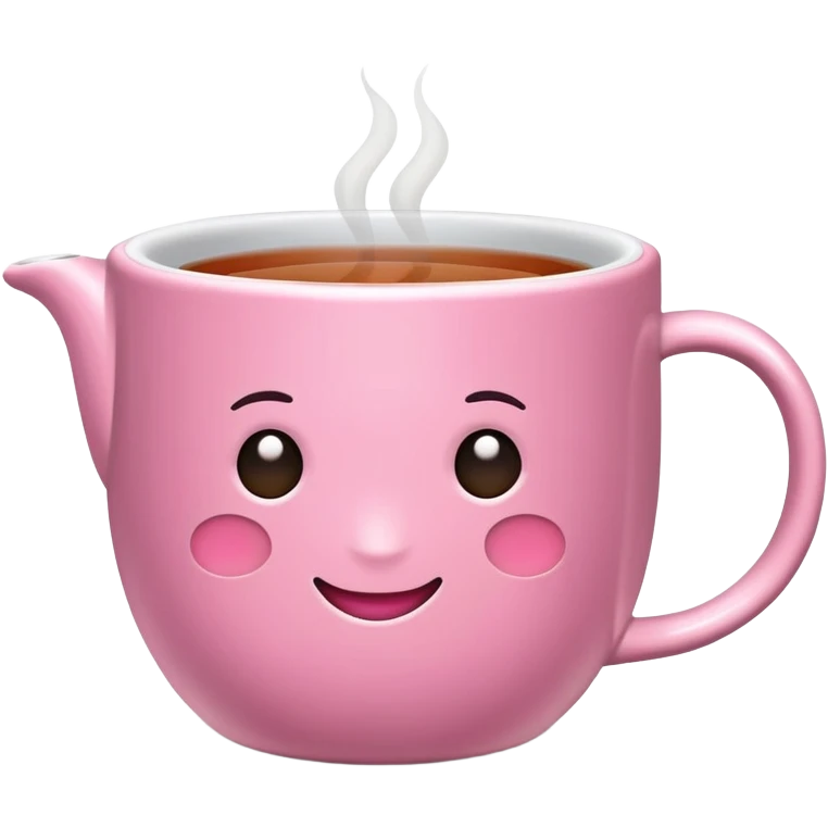 pink cup of tea  emoji