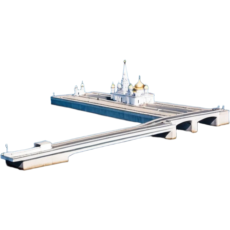 Русская белая кирпичная панелька с фиолетовыми неоновыми окнами в виде куба emoji
