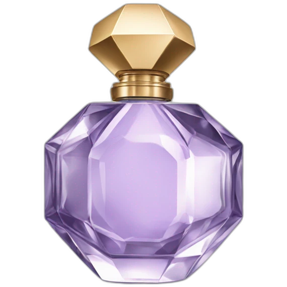 Iconic Octogonal Crystal Fragrance Bottle emoji