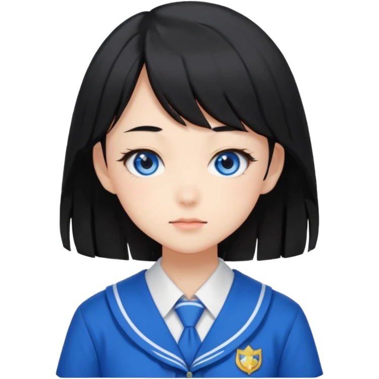 Anime girl named lili chan  with Seifuku emoji