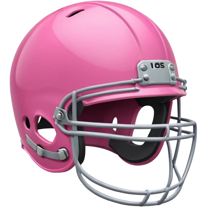 Rugby pink helmet emoji