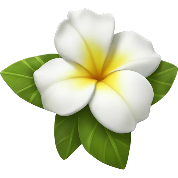 yellow white hawaiian flower emoji