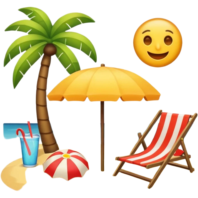 Beach emoji