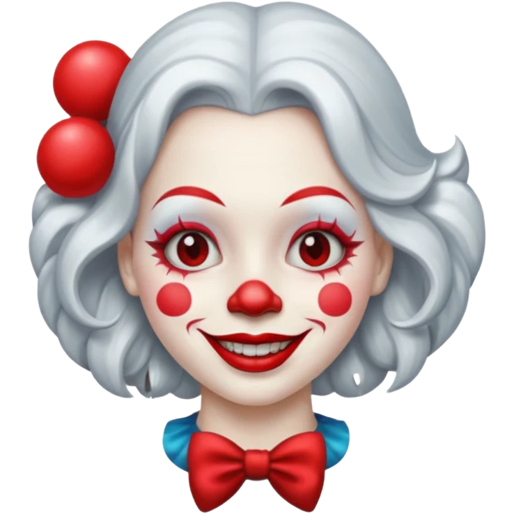 silver soraya clown emoji