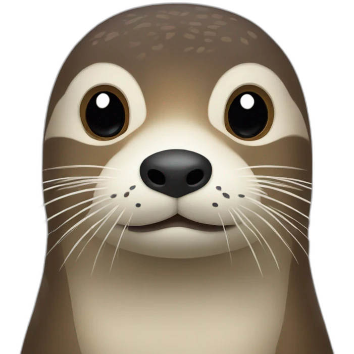 Mélange loutre oiseau emoji