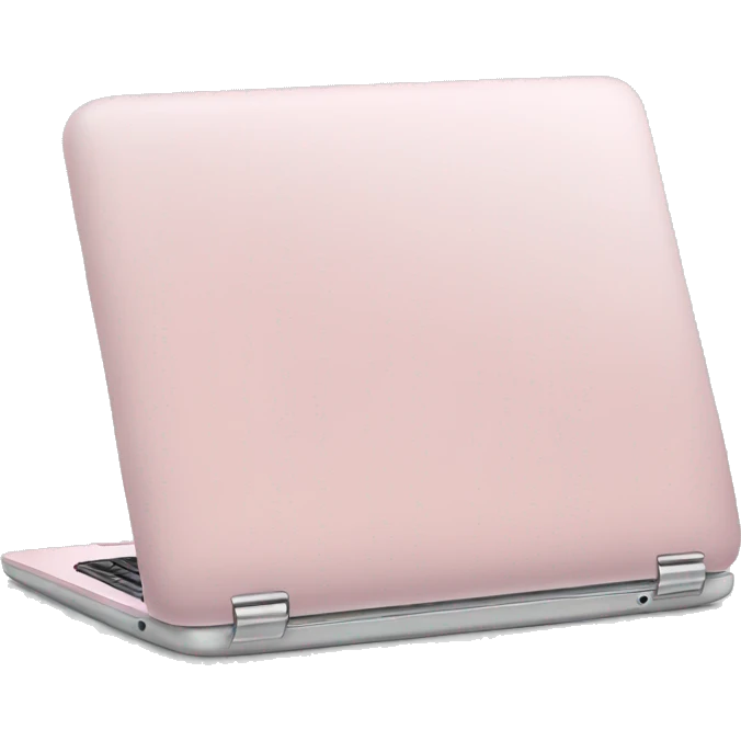 Soft Pink laptop emoji