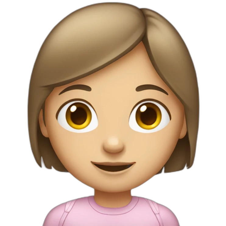 Mobile with girl emoji
