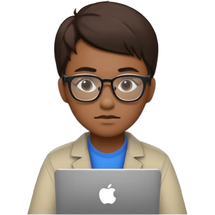 young digital programmer that works for microsoft emoji