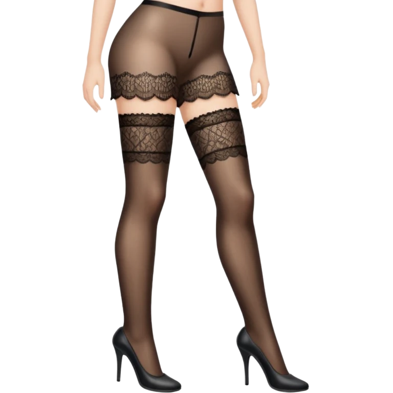 Nude Lacey thigh high emoji
