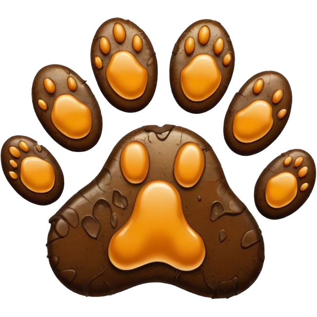 dog paw print emoji