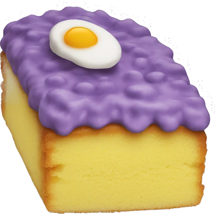 Salty egg sponge cake emoji