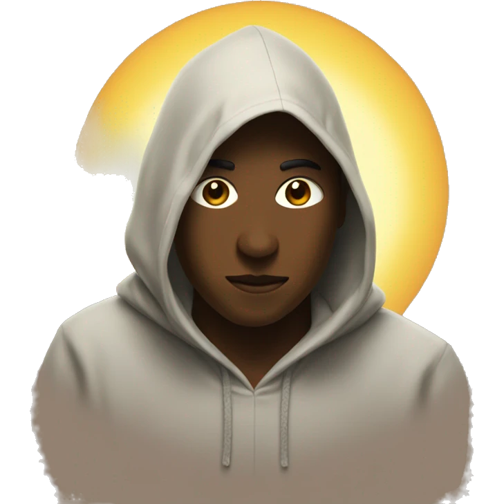 hood over sun emoji
