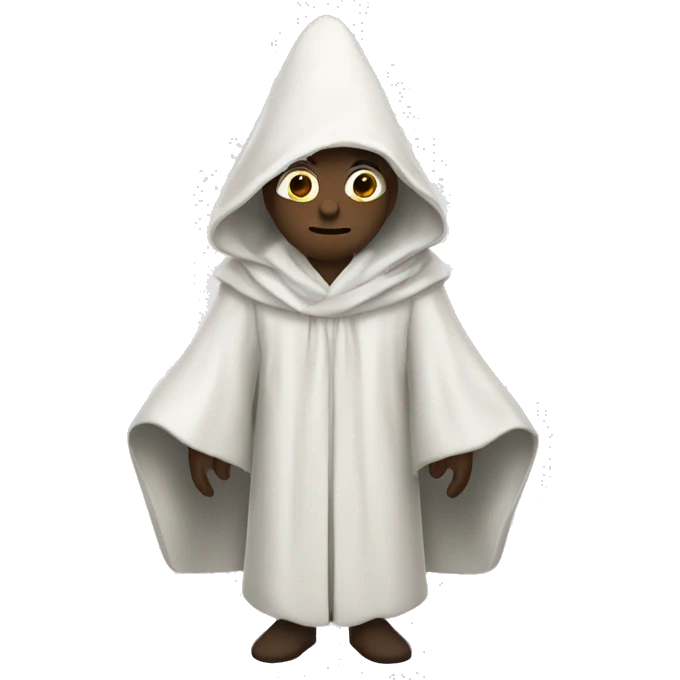 empty white wizard robes emoji
