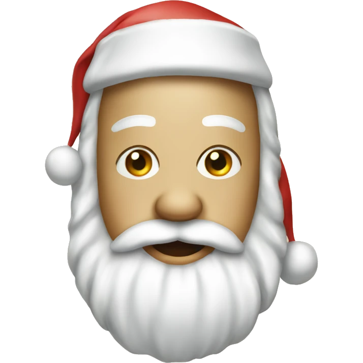 Champagne look like santa emoji