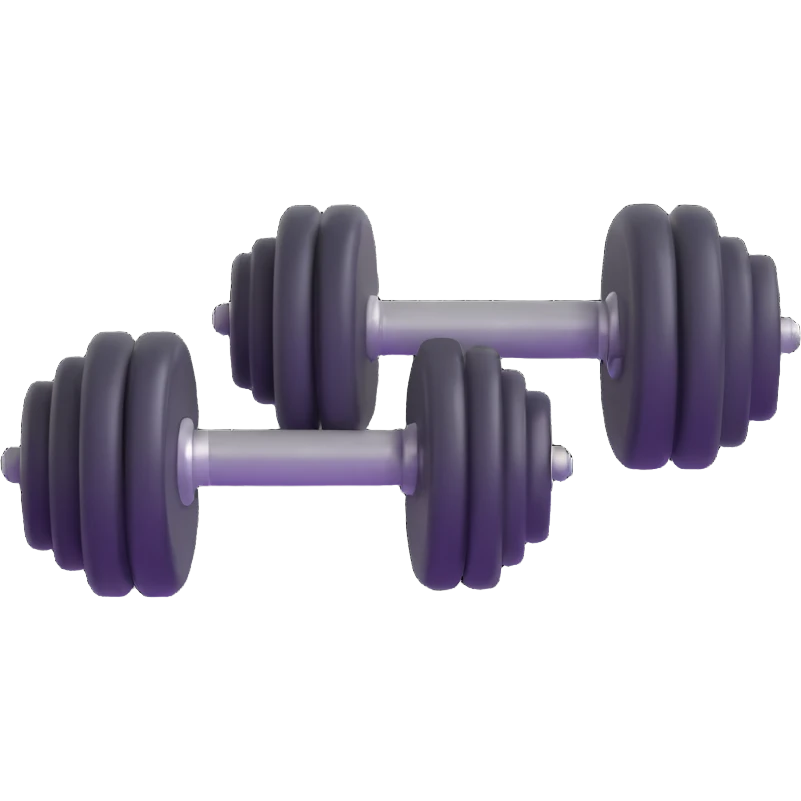 metal gym dumbbell emoji