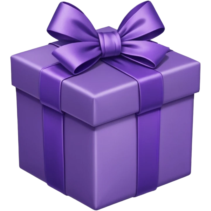 purple noel giftbox emoji