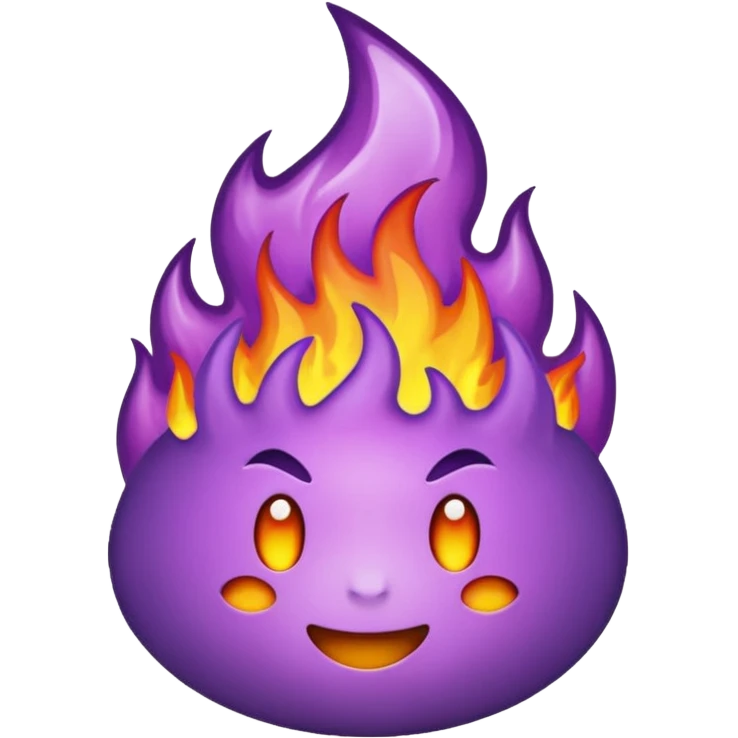 purple fire emoji