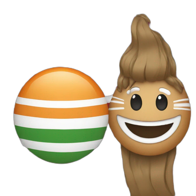 india and american flag emoji