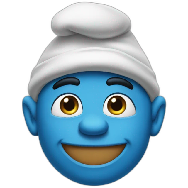 Smurf emoji