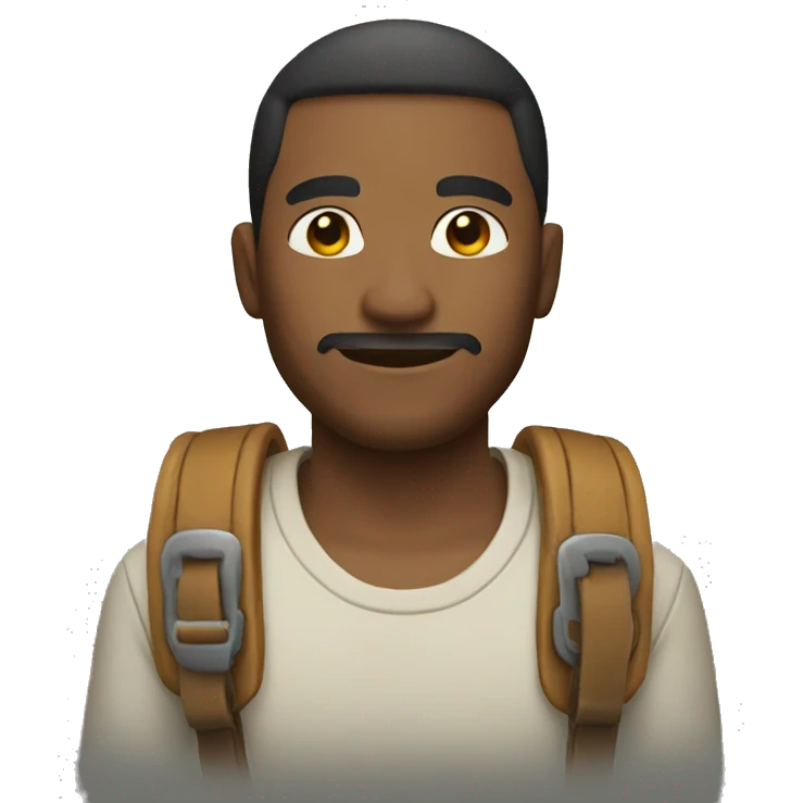 Man on journey  emoji