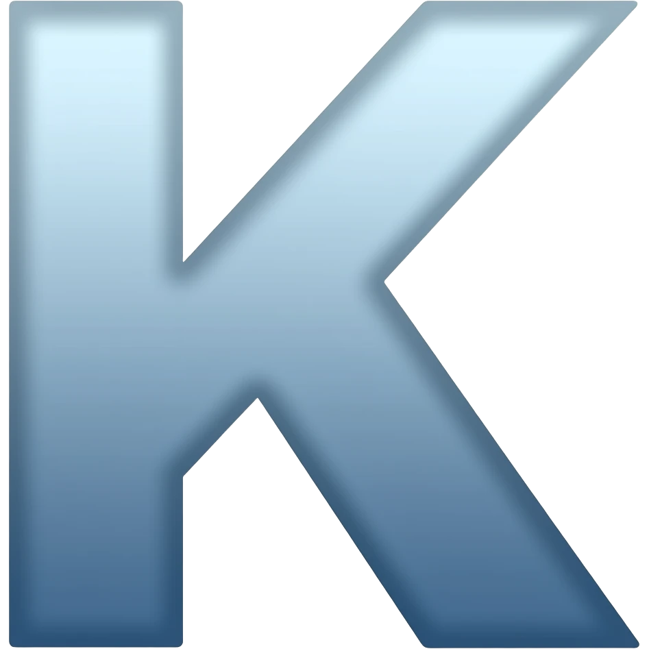 K letters emoji